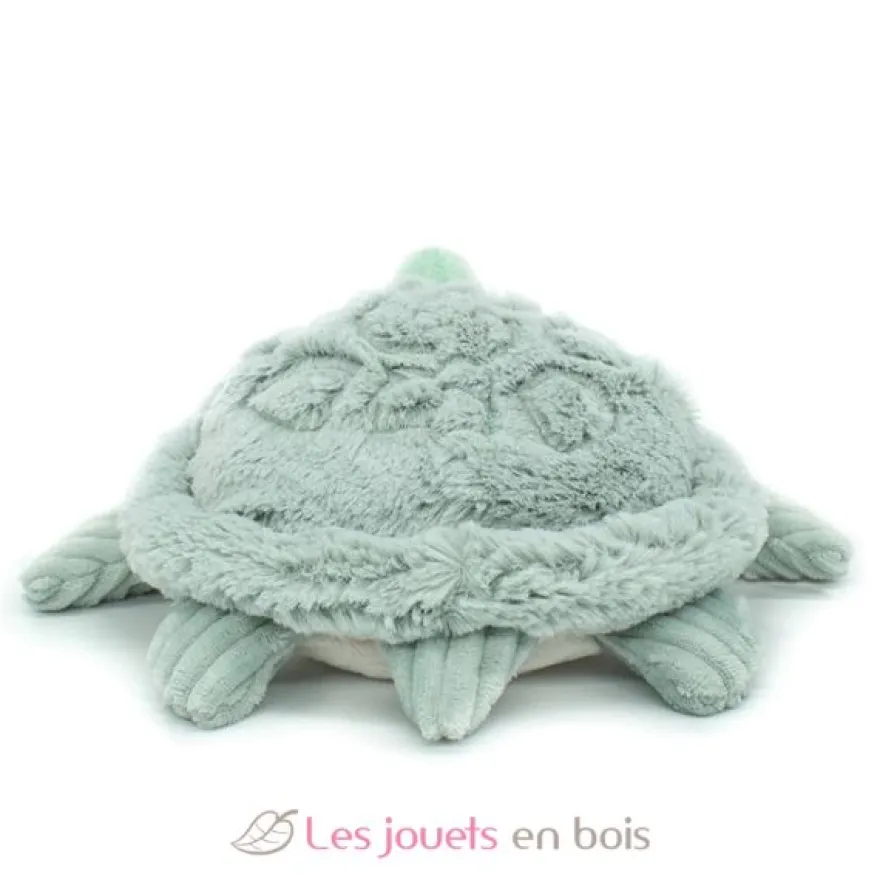 Peluche Ptipotos maman bébé tortue menthe - Les Déglingos