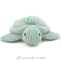 Peluche Ptipotos maman bébé tortue menthe - Les Déglingos
