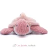 Peluche Ptipotos maman bébé tortue rose - Les Déglingos