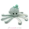 Peluche Ptipotos Pieuvre mint Filou - vert menthe - Les Déglingos
