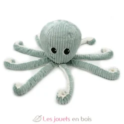 Peluche Ptipotos Pieuvre mint Filou - vert menthe - Les Déglingos