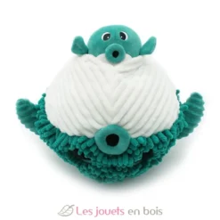 Peluche Ptipotos Poisson globe et son bébé vert - Les Déglingos
