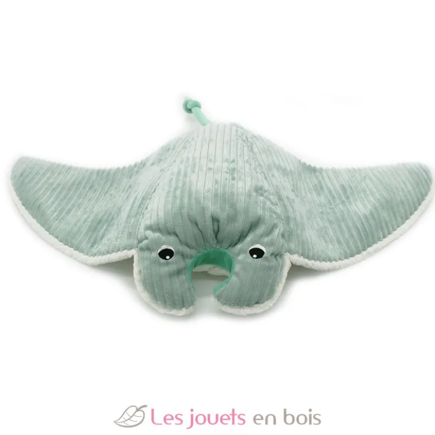 Peluche Ptipotos Raie manta et son bébé menthe - Les Déglingos