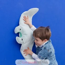 Peluche Ptipotos Raie manta et son bébé menthe - Les Déglingos