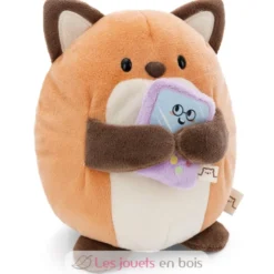 Peluche Renard Geeks 16 cm avec un jeu vidéo - Nici