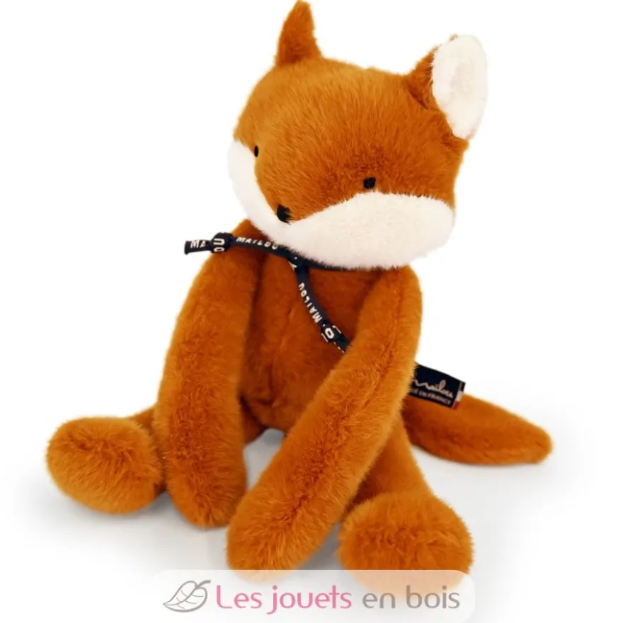 Peluche Renard Méloé fauve 37 cm - Maïlou Tradition