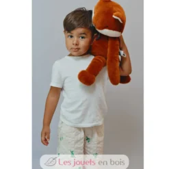 Peluche Renard Méloé fauve 56 cm - Maïlou Tradition