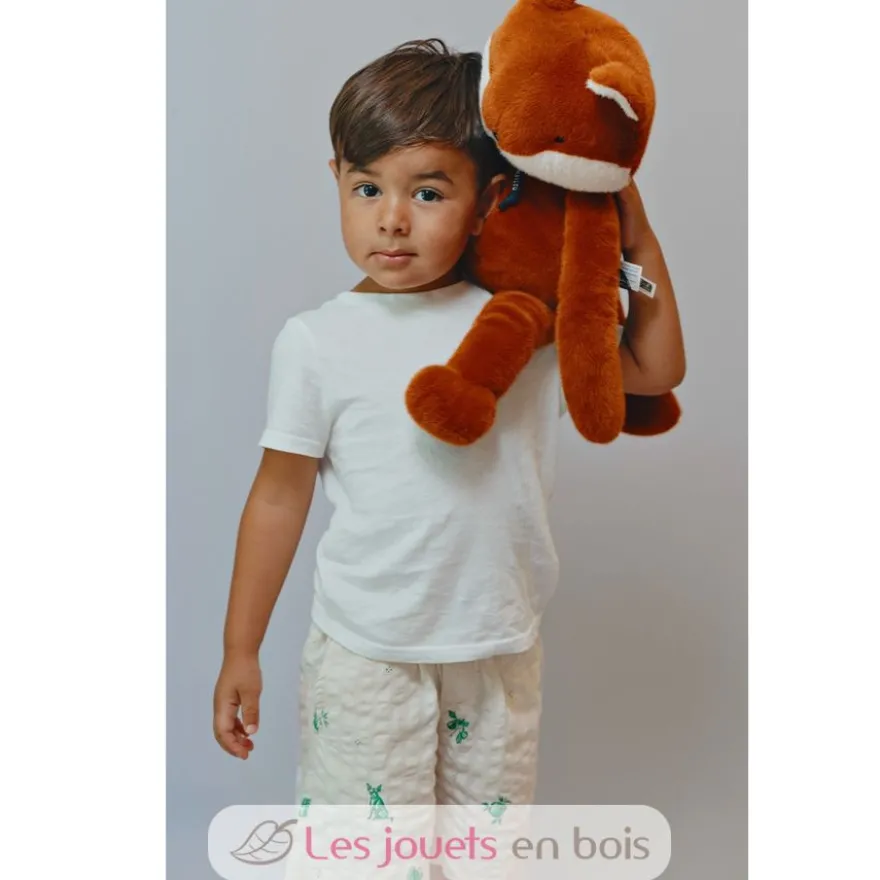 Peluche Renard Méloé fauve 56 cm - Maïlou Tradition