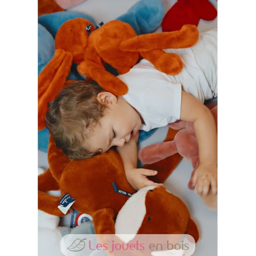 Peluche Renard Méloé fauve 56 cm - Maïlou Tradition
