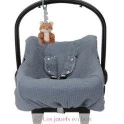 Peluche renard vibrante à suspendre - Little Dutch
