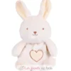 Peluche respirante Lapin blanc - Respi'rêves - Doudou et Compagnie
