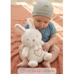 Peluche respirante Lapin blanc - Respi'rêves - Doudou et Compagnie