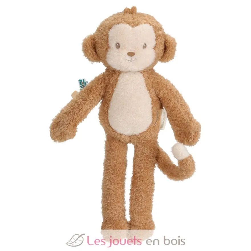 Peluche Singe 30 cm marron - Safari Friends - Little Dutch