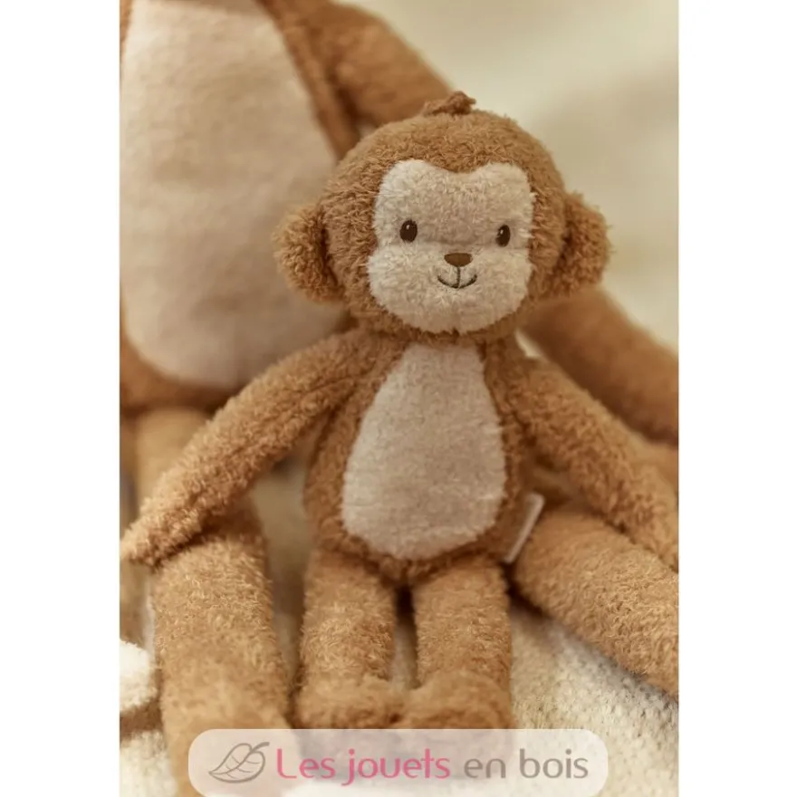 Peluche Singe 30 cm marron - Safari Friends - Little Dutch