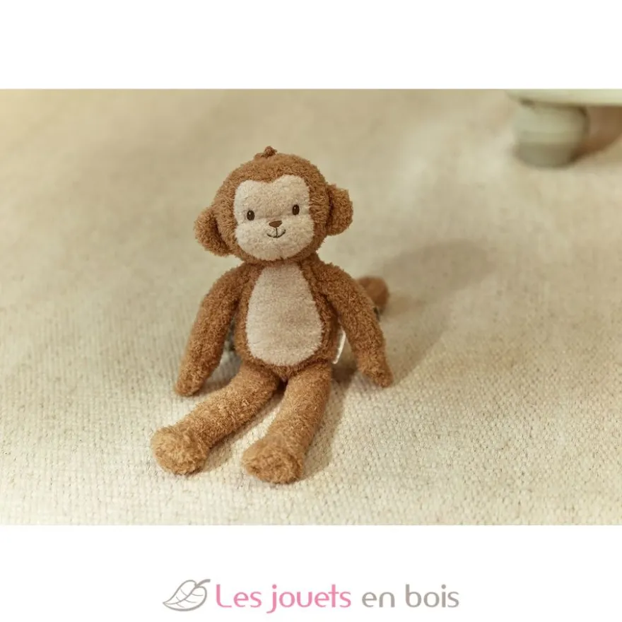 Peluche Singe 30 cm marron - Safari Friends - Little Dutch