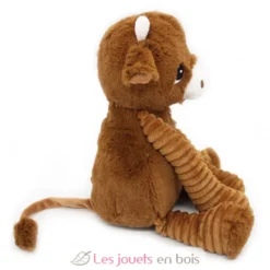 Peluche vache Hindou maman et son bébé marron - Les Déglingos