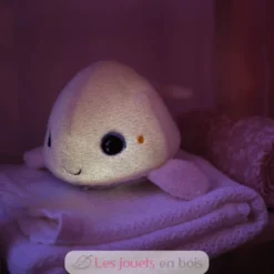 Peluche veilleuse Béluga - Pabobo