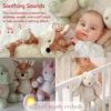 Peluche veilleuse musicale Billy le Lapin - Cloud b