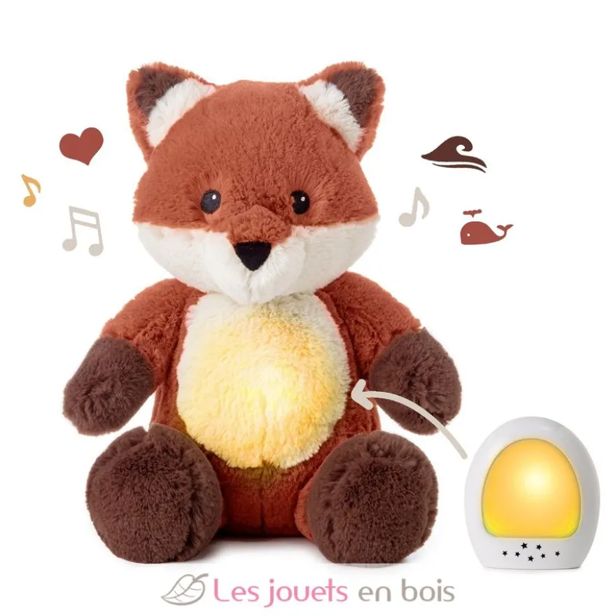Peluche veilleuse musicale Milo le Renard - Dès la naissance - Cloud b