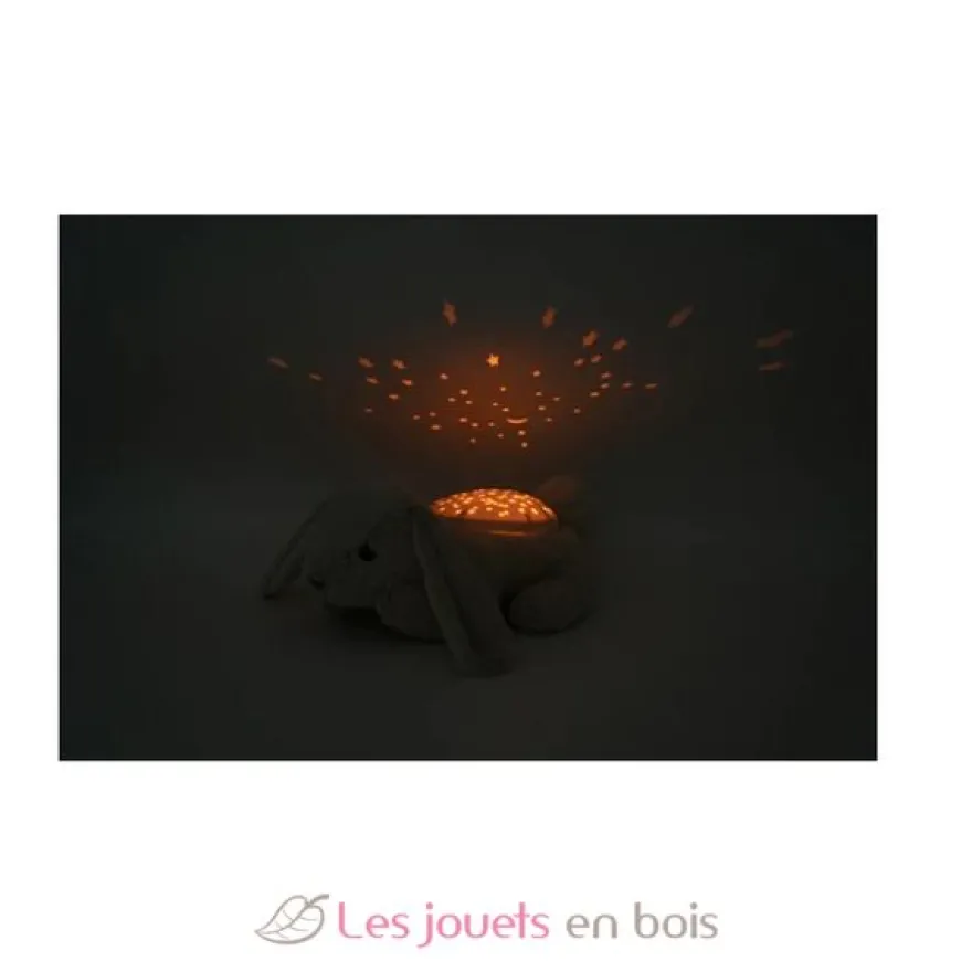 Peluche veilleuse projecteur d'étoiles Lapin - Cloud b