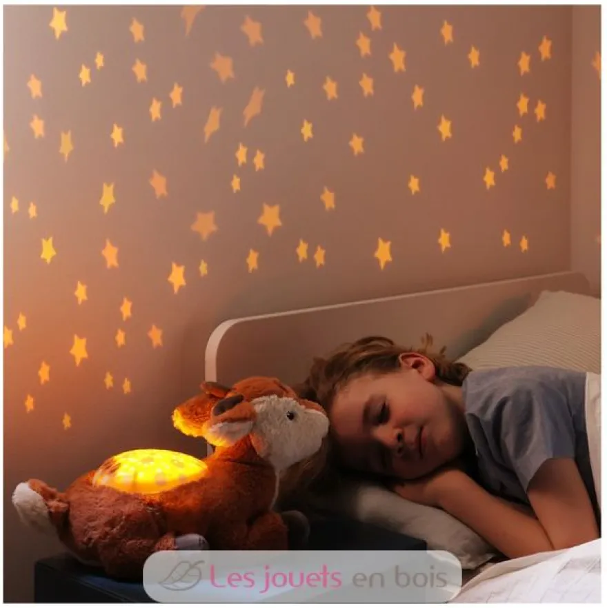 Peluche veilleuse projecteur d'étoiles Faon - Cloud b
