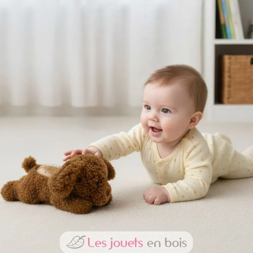 Peluche veilleuse projecteur d'étoiles Chien - Dream Buddies - Cloud b