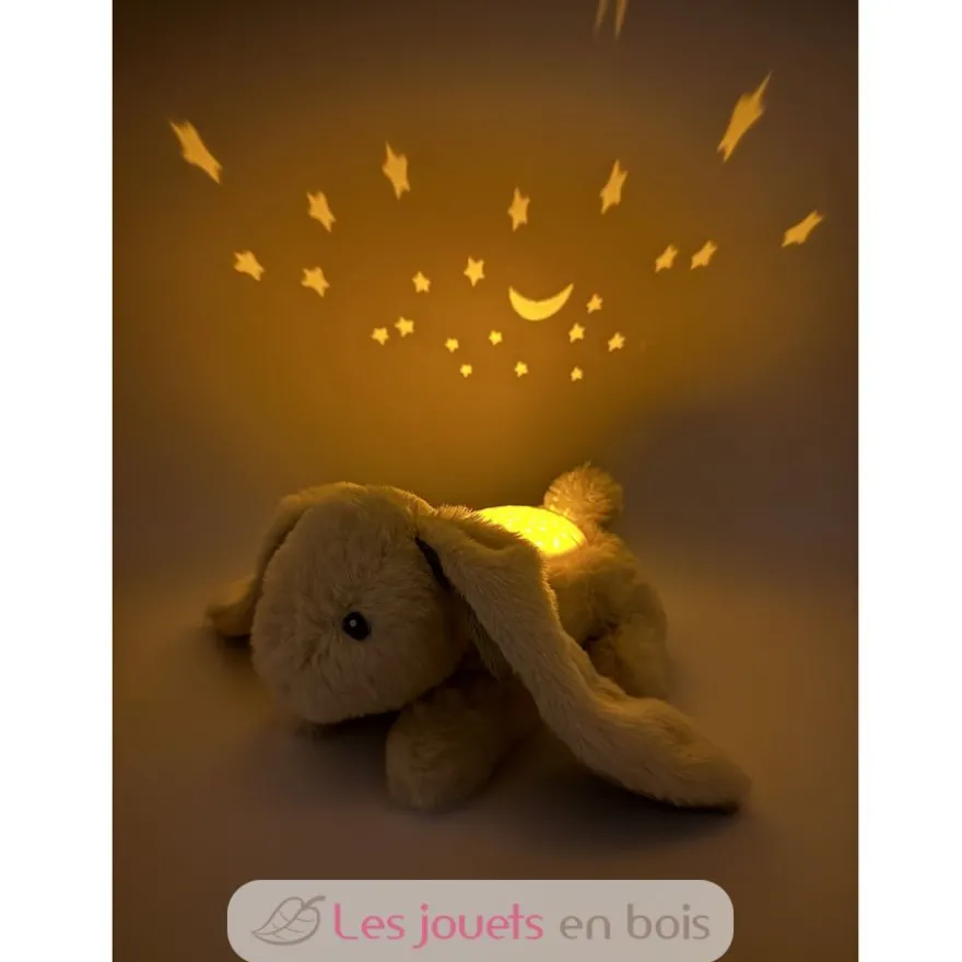 Peluche veilleuse projecteur d'étoiles Lapin - Dream Buddies - Cloud b