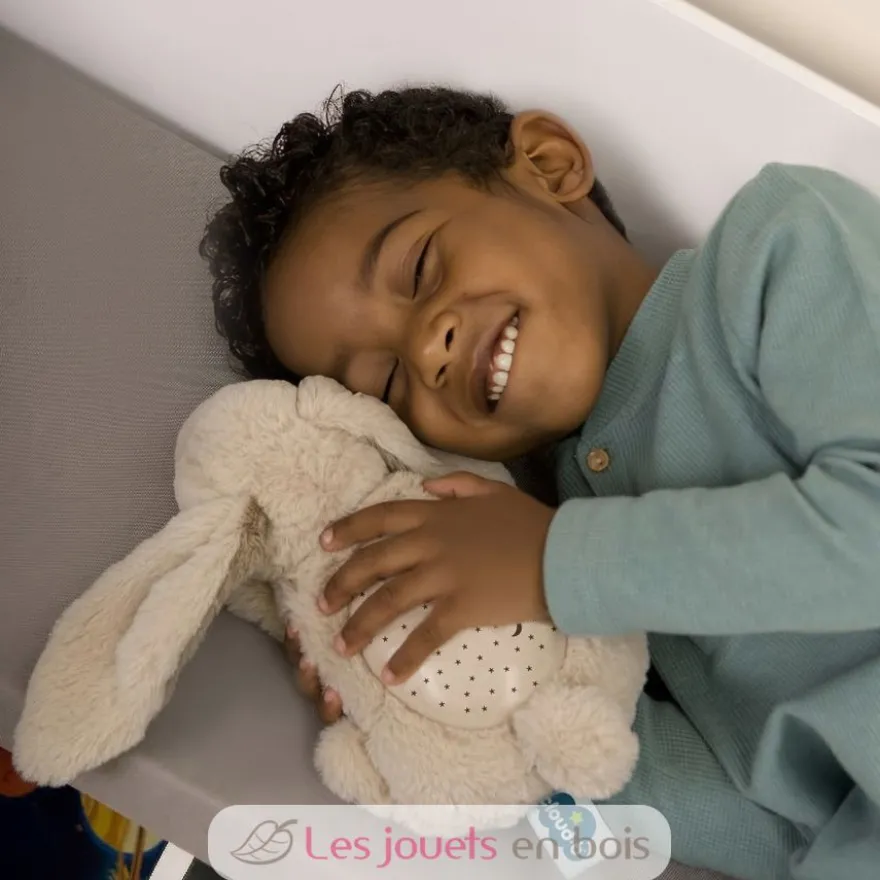 Peluche veilleuse projecteur d'étoiles Lapin - Dream Buddies - Cloud b