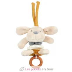 Peluche vibrante chien Charlie vanille - Nattou