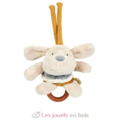 Peluche vibrante chien Charlie vanille - Nattou