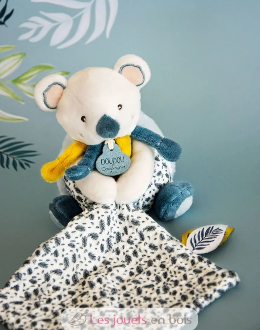 Peluche Yoca le koala avec doudou - Doudou et Compagnie
