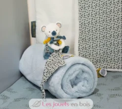 Peluche Yoca le koala avec doudou - Doudou et Compagnie