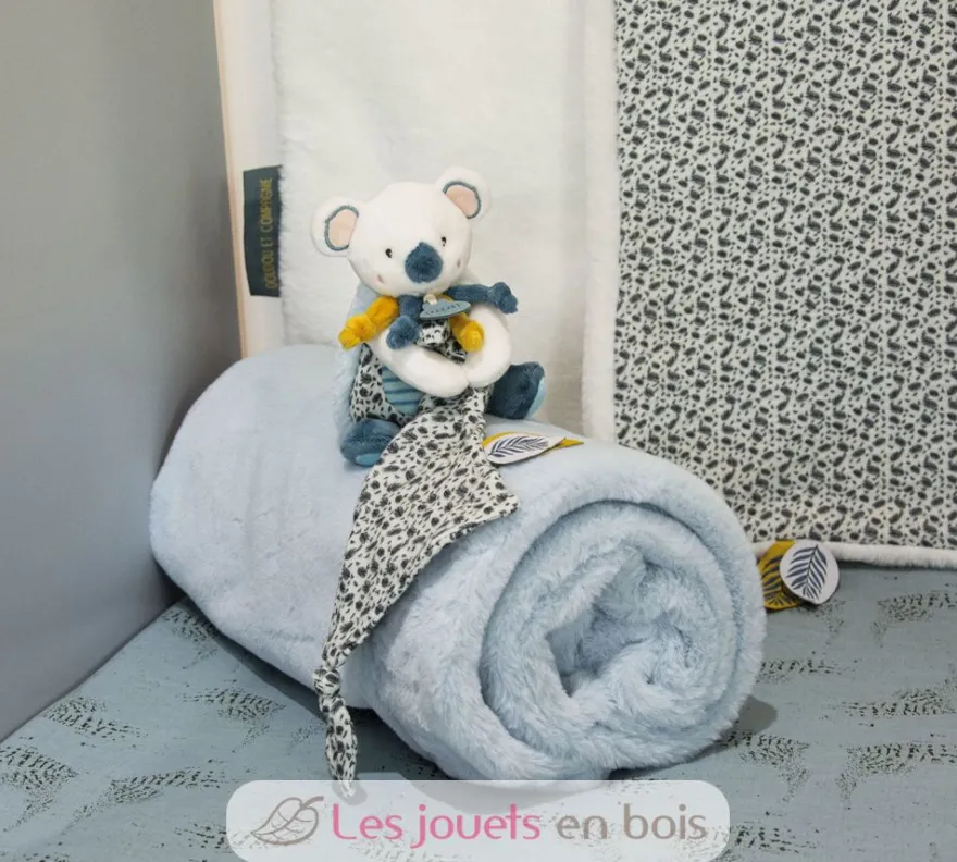 Peluche Yoca le koala avec doudou - Doudou et Compagnie