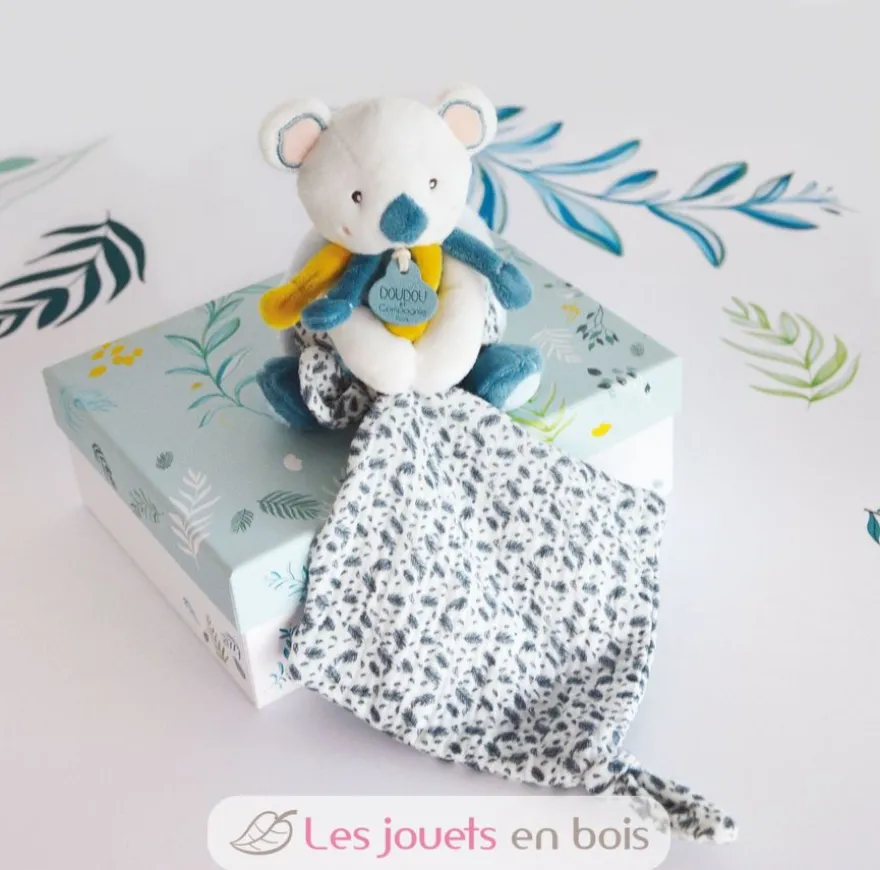 Peluche Yoca le koala avec doudou - Doudou et Compagnie
