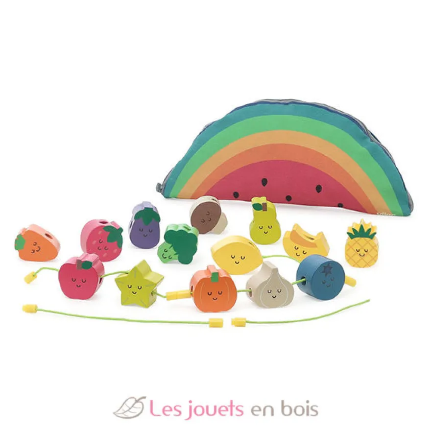 Perles en bois Tutti frutti par Andy Westface - Vilac