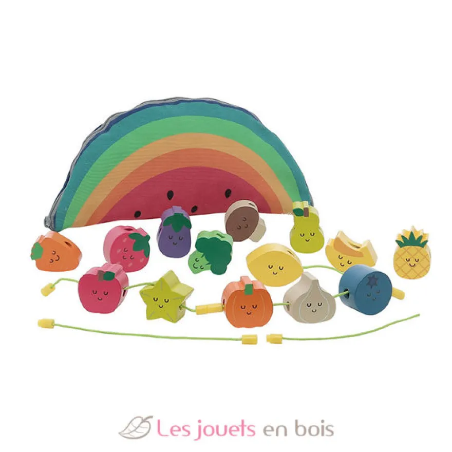 Perles en bois Tutti frutti par Andy Westface - Vilac