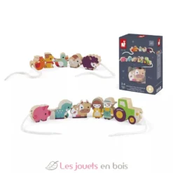 Perles à enfiler Ferme - Janod