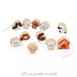 Perles à enfiler Moutons - Janod