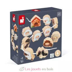 Perles à enfiler Moutons - Janod