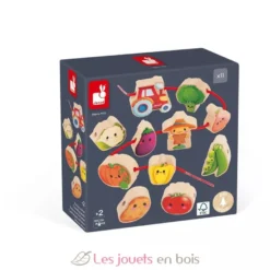 Perles à enfiler Potager - Janod