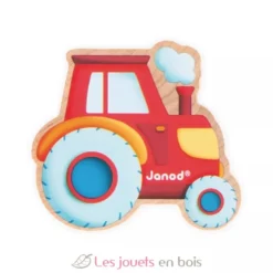 Perles à enfiler Potager - Janod