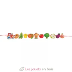 Perles à enfiler Potager - Janod