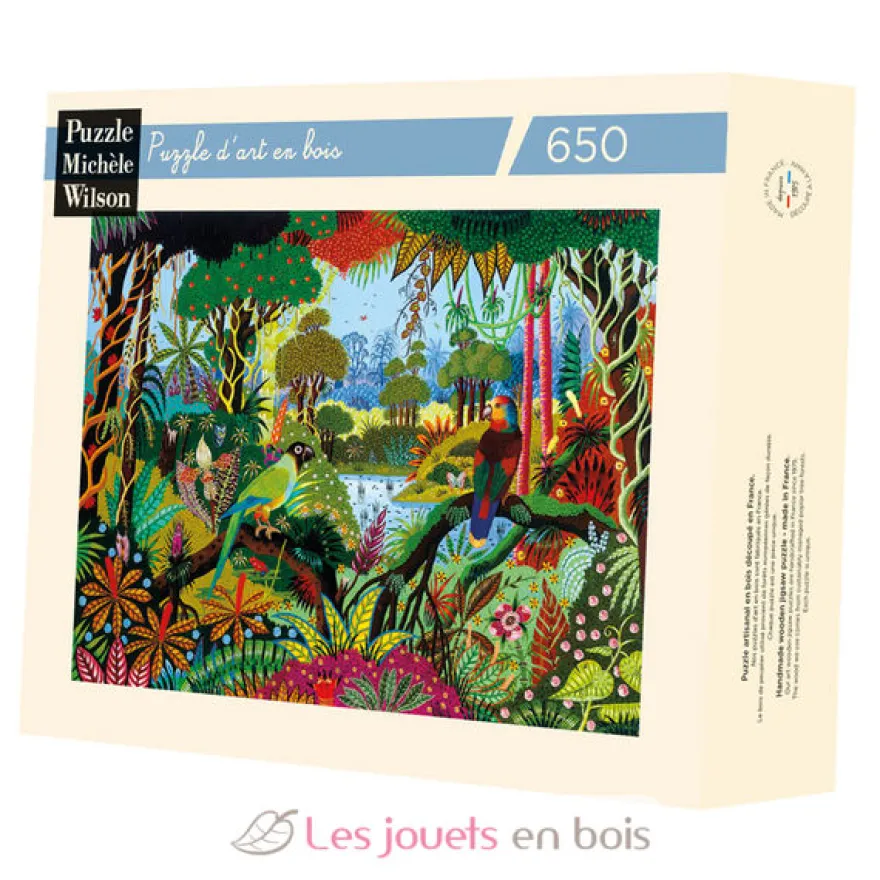 Perruche et amazone d'Alain Thomas - Puzzle Michèle Wilson