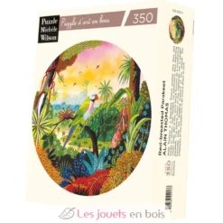Perruche à moustache d'Alain Thomas - Puzzle Michèle Wilson
