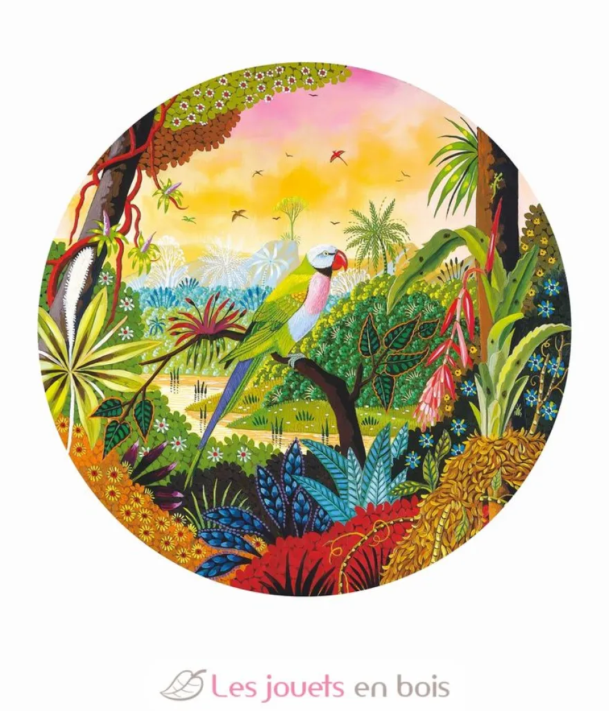 Perruche à moustache d'Alain Thomas - Puzzle Michèle Wilson
