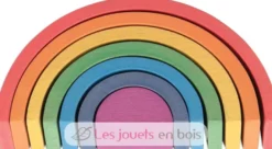 Petit arc-en-ciel en bois - TickiT