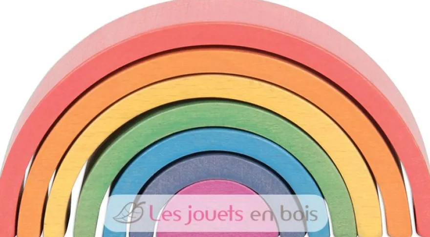 Petit arc-en-ciel en bois - TickiT