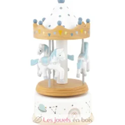 Petite boîte à musique carrousel à chevaux - Ulysse