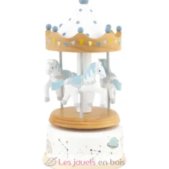 Petite boîte à musique carrousel à chevaux - Ulysse