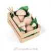 Petite cagette légumes bois naturel - Erzi